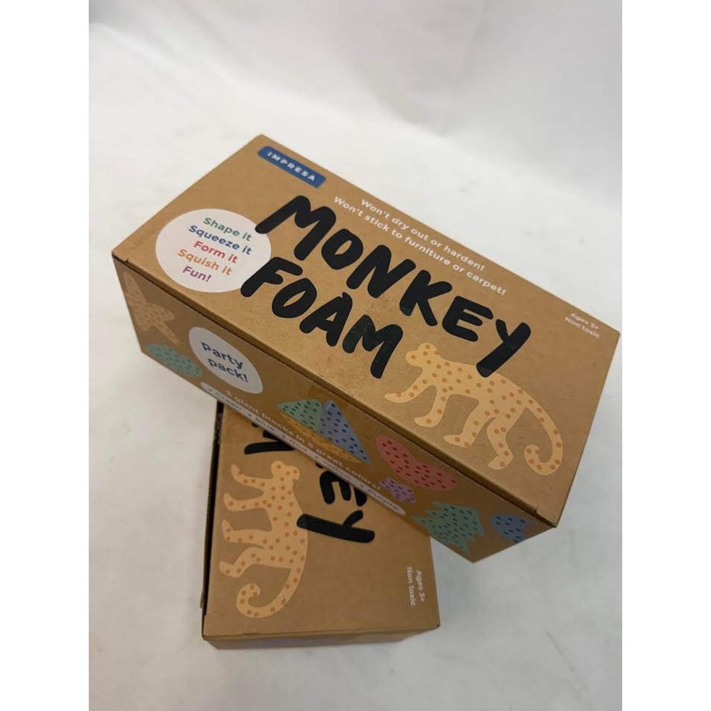 Impresa Monkey Foam 5 Giant Blocks Party Pack Non-Toxic No Mess Sensory Toy 2PK - Picture 4 of 8